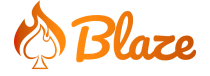 blaze spins logo light